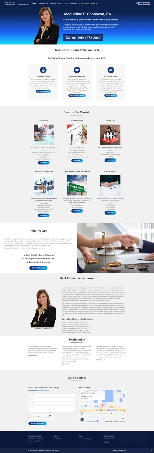 Jacqueline E Cannavan PA website